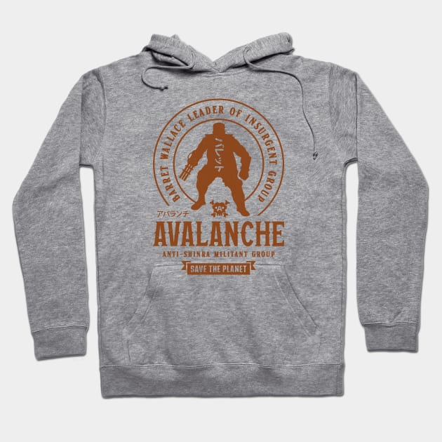 Barret Wallace Avalanche Hoodie by Lagelantee